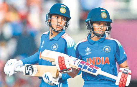 Smriti, Pratika help India beat NZ, seal semis berth