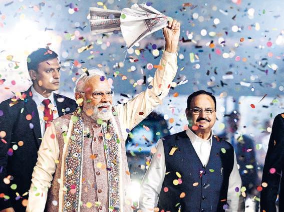 Results a victory of democracy, says Modi