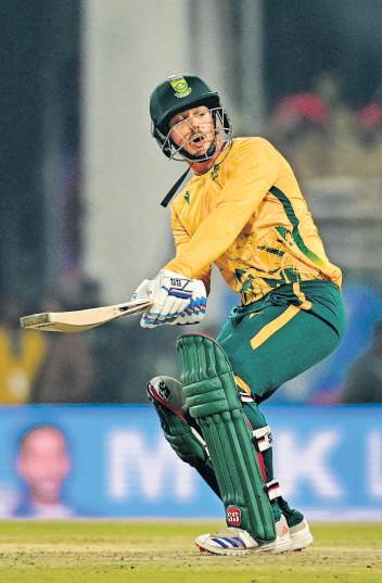 Quinton fires as South Africa hand India a big defeat, level series at 1-1