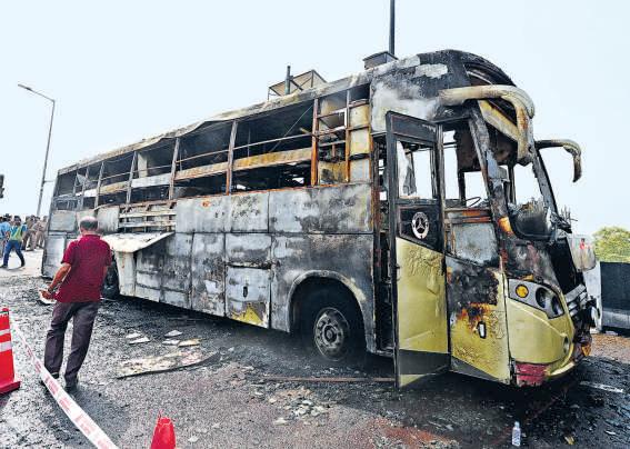 Why are sleeper buses prone to infernos