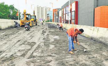 Palava flyover a ‘skidding zone’, four days after its inauguration
