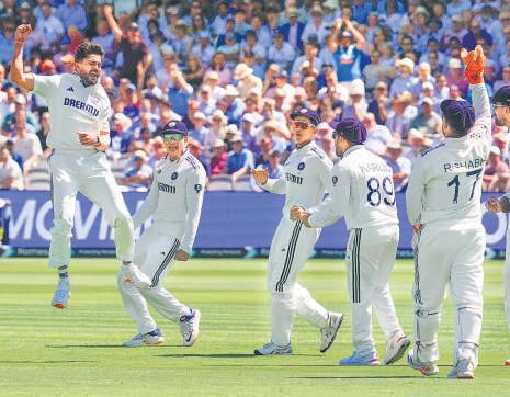 India run into Root and a resolute England at Lord's