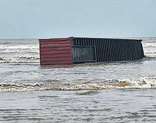 Mysterious container washes ashore in Vasai, raising security concerns