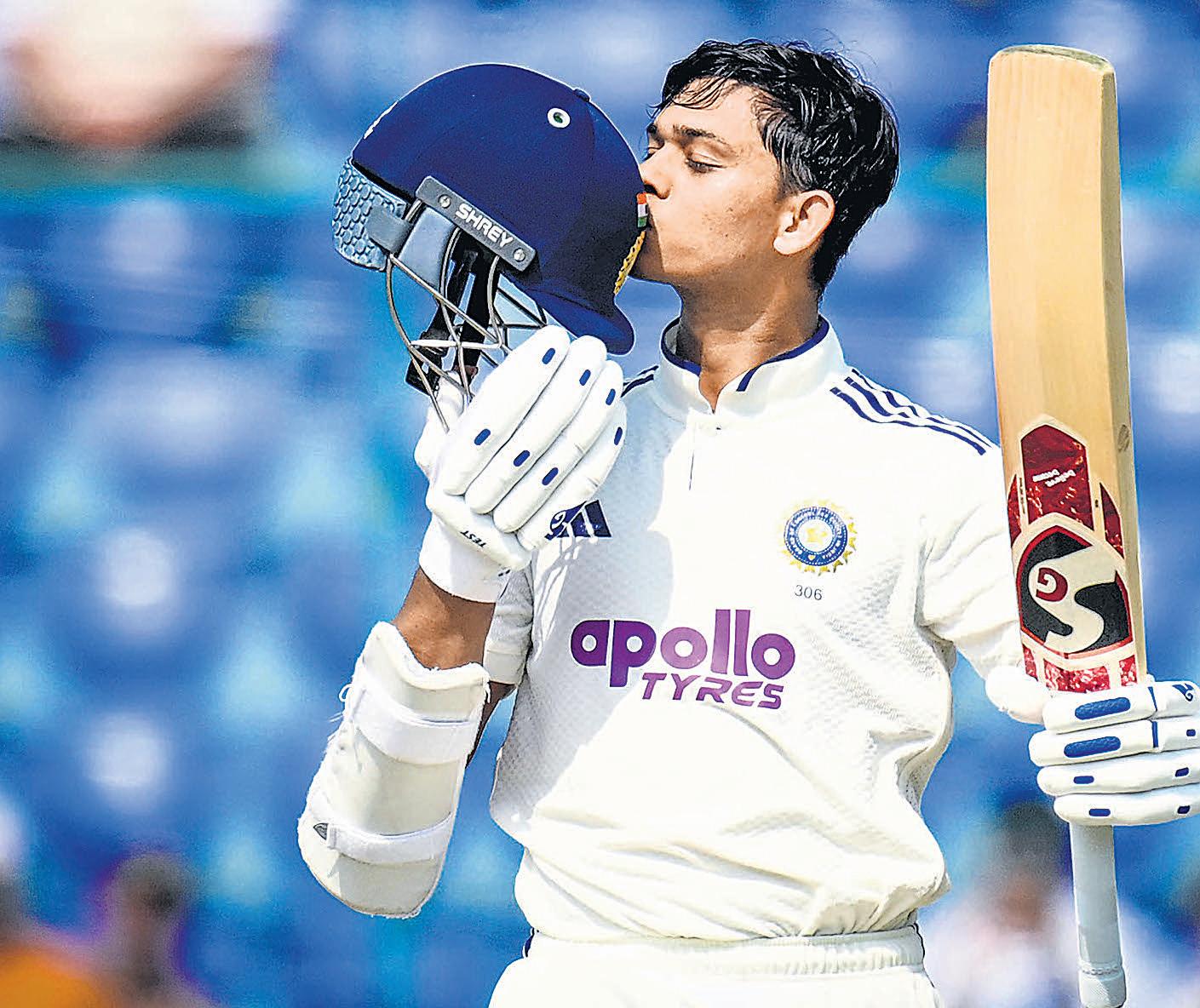 In pursuit of perfection: Jaiswal extends WI's agony on Day One