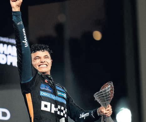 Norris battles nerves, rivals to be crowned Fl champion