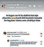 Mahvash claps back at troll accusing her of 'stealing' Chahal