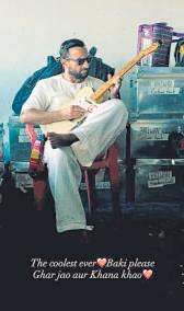 I don't travel with my guitar all the time, but I should: Saif on viral photo