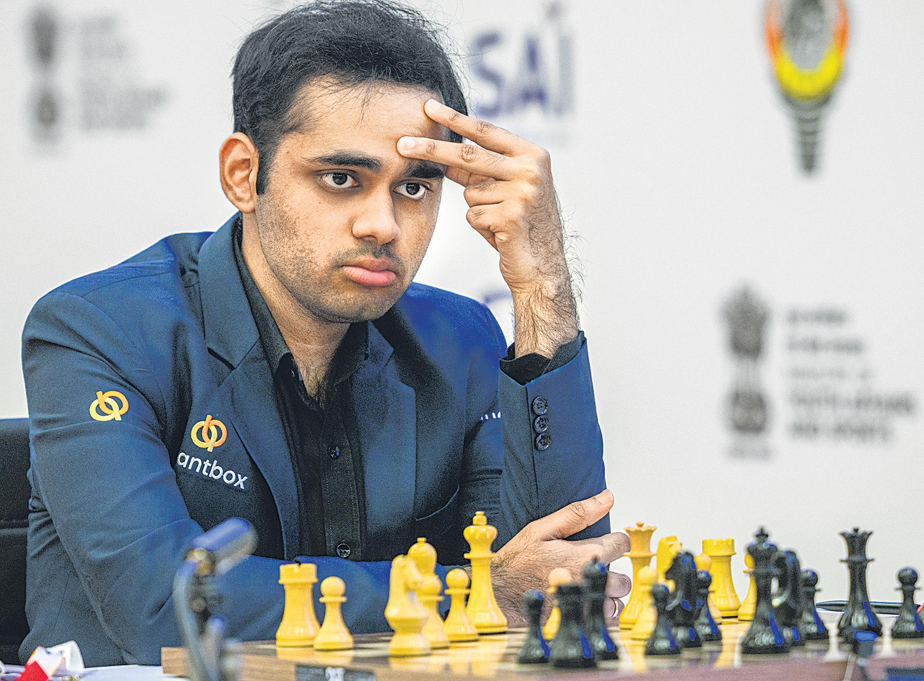 Erigaisi shows his human touch in draw with Wei Yi