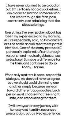 I'm not a quack: Sonali Bendre on cancer tweet backlash