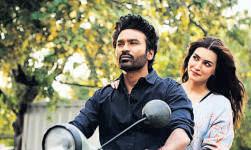 A turbulent romance elevated by Dhanush, Kriti's powerful act