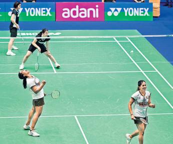 Treesa-Gayatri bag title; Srikanth loses in final