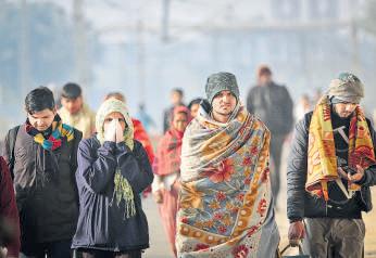 Temp plunges; cold wave alert issued in parts of city