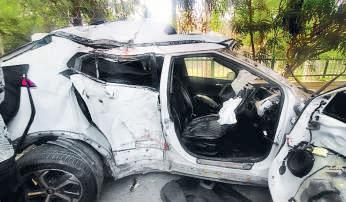 One dead, one injured as speeding Creta hits tree, wall in Ashok Vihar