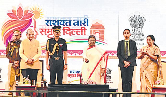 Prez launches women-centric schemes, bats for self-reliance
