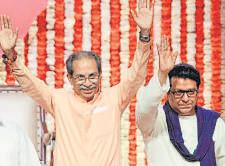 BJP takes dig at Uddhav, Raj event amid Hindi row