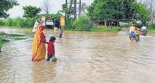 Rivers in spate as monsoon peaks