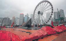 Typhoon topples trees, causes major flight disruptions in Hong Kong, southern China