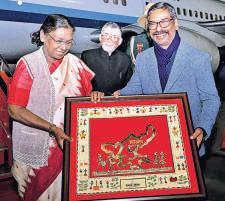 President Murmu arrives in Ranchi on 3-day J’khand visit