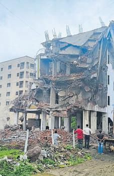 PMRDA cracks down on illegal structures in Hinjewadi area