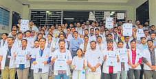 BJ Medical College interns go on strike over unpaid stipends