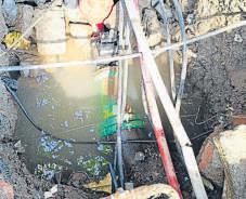 Drain water in pipelines: 175 spots face contamination risk