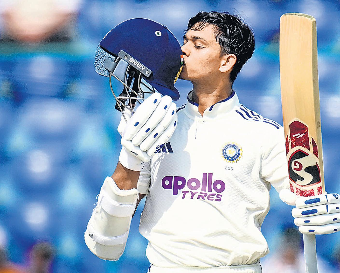 In pursuit of perfection: Jaiswal extends WI's agony on Day One