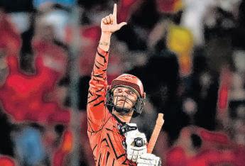 Abhishek’s ton sets up huge win for Sunrisers