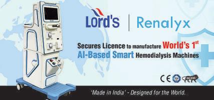 Lord's-Renalyx receives globally recognised CE marking for dialysis systems
