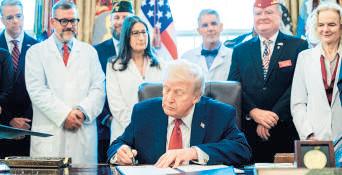Trump signs defence bill backing India ties