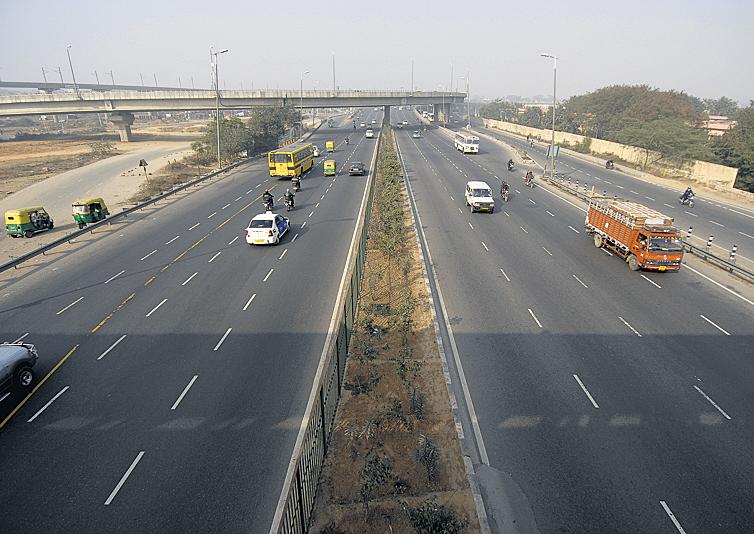 Traffic data to guide road project model