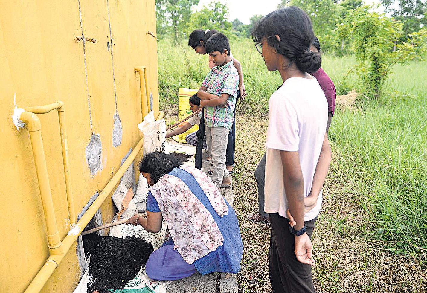 The school that empties its own toilets
