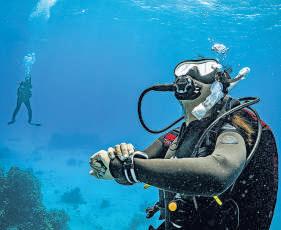 Scuba diving is as wide open as the waters