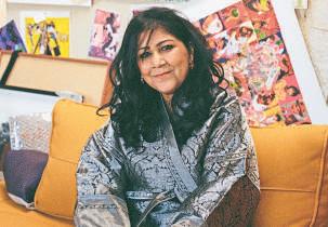 An artist's neon ode to the labour of women