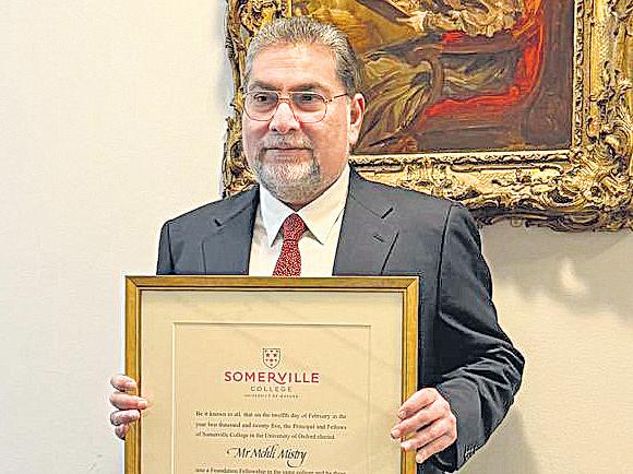 Mehli Mistry files caveat against ouster from Tata Trusts