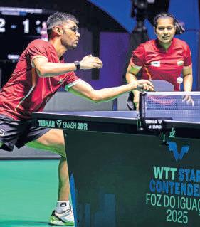 Rising stars of mixed-doubles table tennis