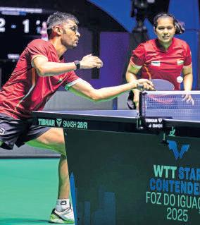 Rising stars of mixed-doubles table tennis