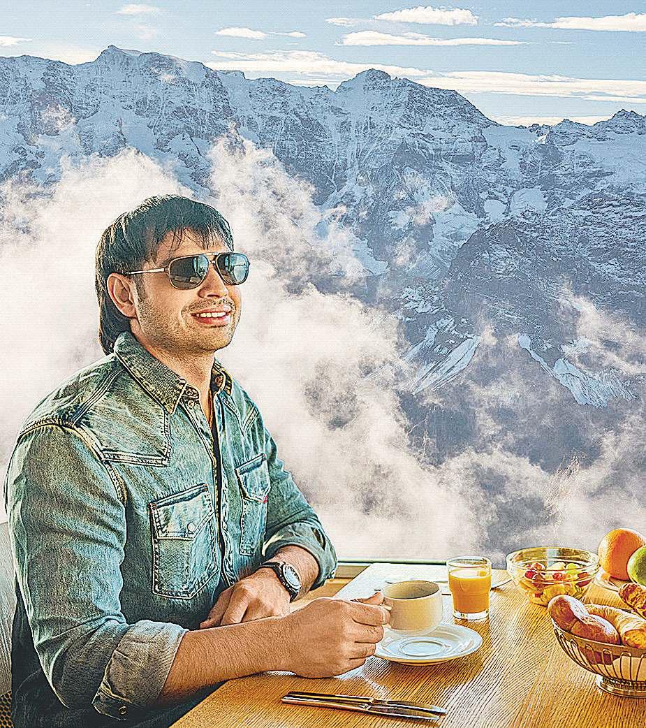 Finding perspective in the Swiss Alps