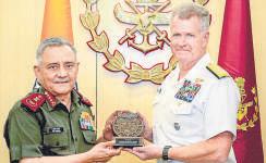 US Navy Admiral holds talks with India's top civil, military brass