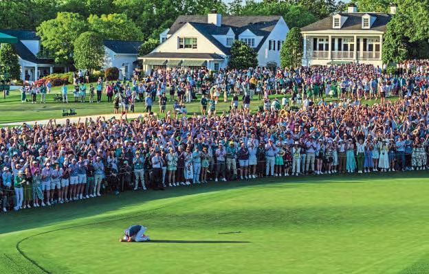At the Masters, a unique view of a champion