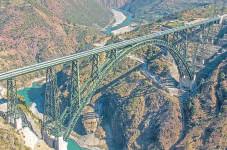 Modi Inaugurates the World's Highest Rail Bridge in J&K