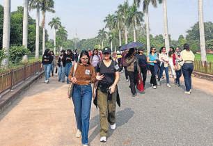 In Delhi, Gen Z touches grass to counter brain rot