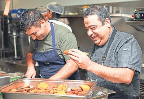 Something's cooking, chefs are bonding