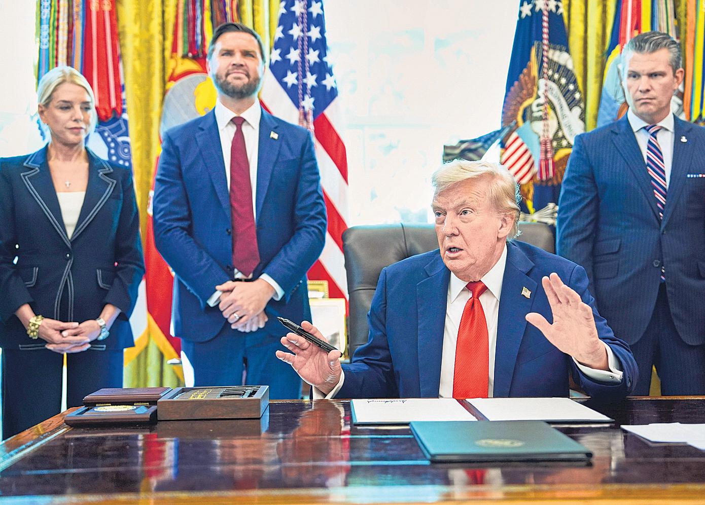 In Donald Trump's Second Term, a Bolder President Charges Ahead Unchecked
