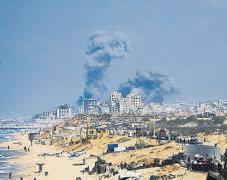 Israeli tanks thrust deeper into Gaza, medics say many injured are trapped