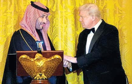 Trump says Saudi leader knew nothing of journalist murder, rejecting CIA assessment