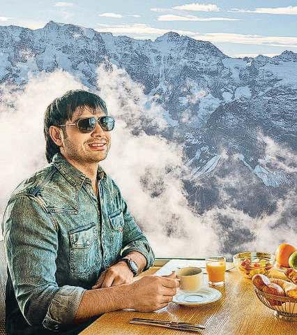 Finding perspective in the Swiss Alps