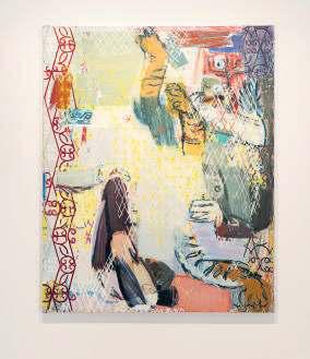 Majumdar’s canvases of vivid chaos
