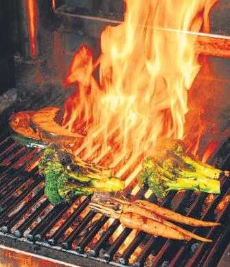 Open fires provide a hot take on dining