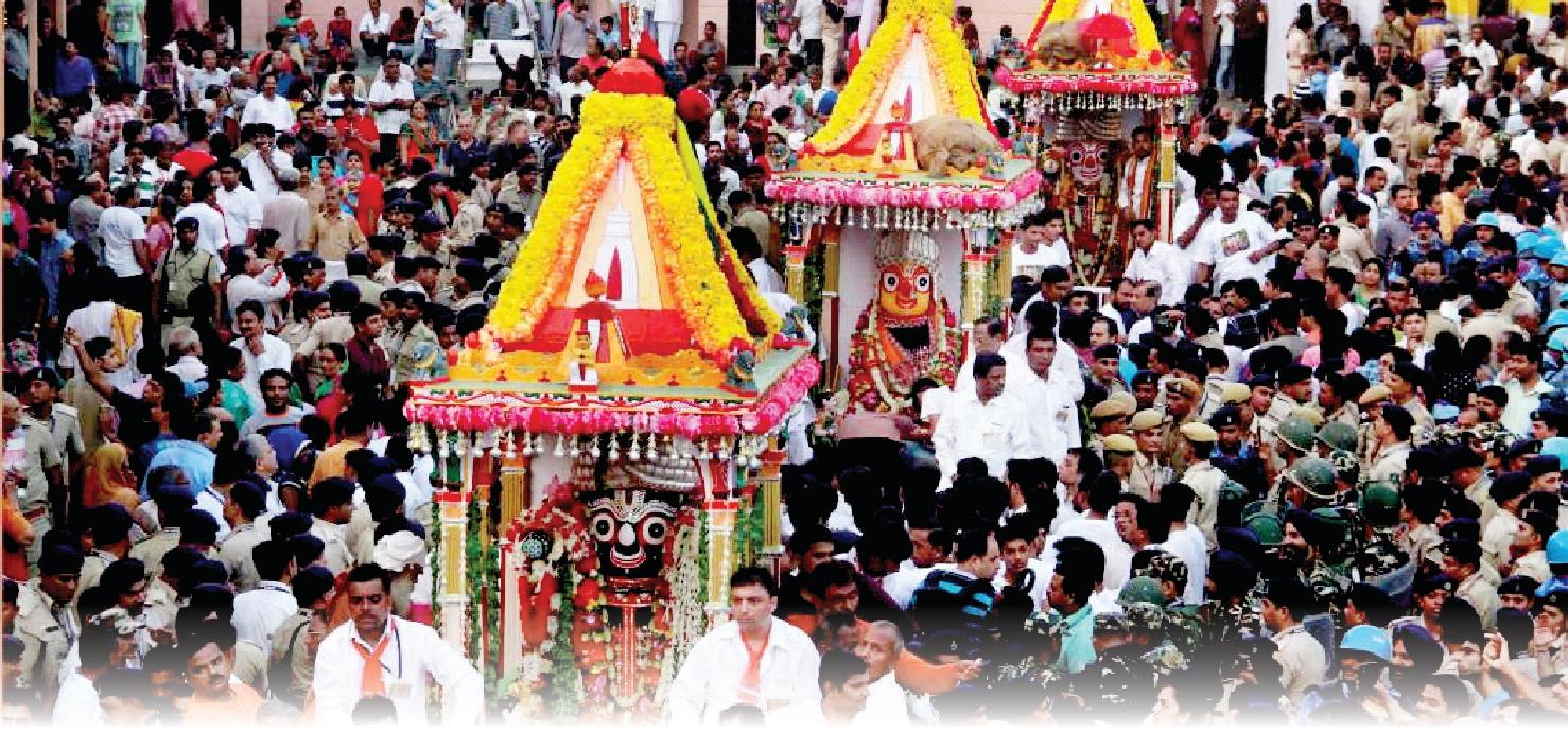 નગરચર્યાએ નીકળેલા નાથને નીરખી લાખો શ્રદ્ધાળુઓ ભાવવિભોર બન્યા