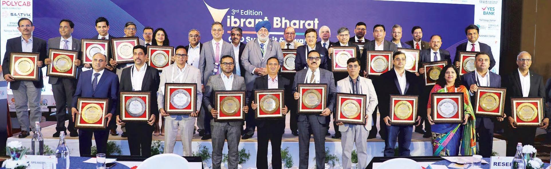 3rd Vibrant Bharat CFO Summit & Awards The Growth Conclave: CFOs Leading the Charge